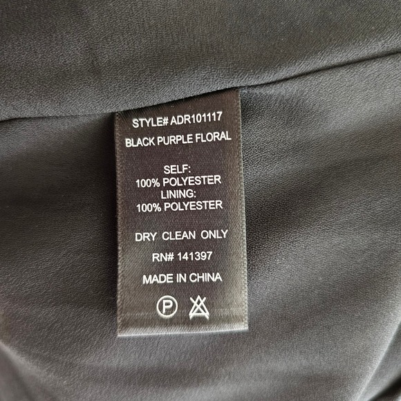 ASTR THE LABEL Asymmetrical Long Sleeve Smocked Ruffle Floral Maxi Dress Sz M - Picture 11 of 16